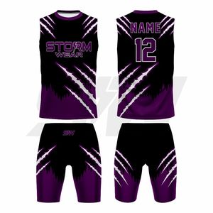 Uniforme de Fútbol 7v7 al por Mayor, Unisex, Transpirable, Personalizable con Nombre y Número, Tejido Elástico Competitivo - Product Image 3