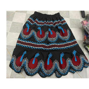 Falda Casual de Moda para Mujer, Estilo Hawaiano, Micronesia, Estilo Vestido, Hecha de Poliéster, Bordado Floral, Nuevo Estilo Único - Product Image 1