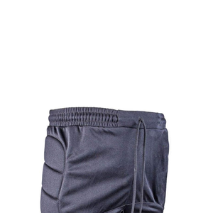 Shorts pour hommes de style décontracté, design tendance, tissu en toile coupe-vent, taille haute, fermeture à cordon, longueur genou. - Product Image 3