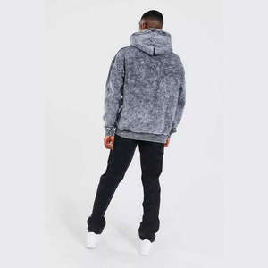 Sudadera con Capucha Personalizada para Hombre, Mezcla de Algodón, Estilo Urbano Holgado, Apta para Marcas de Ropa Estadounidenses - Product Image 3