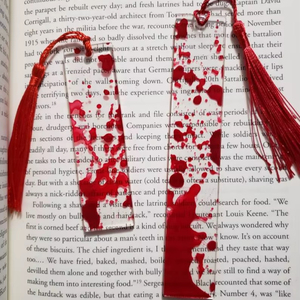 Marque-page décoratif rond en résine époxy Art Déco avec pompon et paillettes dorées, cadeau Diwali, accessoires de livre, porte-page scintillant - Product Image 1