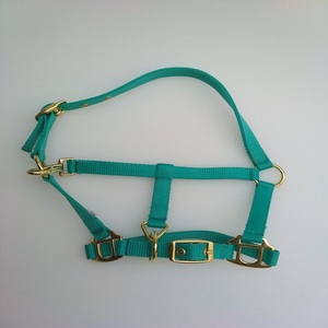 Harnais miniature en nylon pour cheval avec ferrures en laiton pour l'équitation, l'écurie et l'entraînement, fabriqué à Kanpur, Inde - Product Image 3