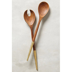 Ensemble de couverts en acier inoxydable avec manche en bois de noyer de qualité supérieure, ensemble de couverts design pour restaurants haut de gamme et cuisine à domicile - Product Image 5