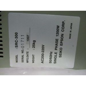 Epson Seiko SRC-300, AC200-220V, 50/60Hz, Monofásico - Equipo y Piezas de Semiconductores de Confianza de Marca Global - Product Image 4