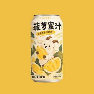 DATAFA Puré de Durian Esterilizado 350ml, 100% Jugo Sin Azúcar NFC BRIX 8-12, Bebida Enlatada, Vietnam OEM ODM, Muestra Gratuita - Product Image 5