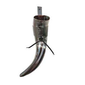 Viking Drinking Horn Engraved Design Horn Large Viking Drinking Horn with Stand Cup Mug Groomsmen Direct Factory Sell Customize - Product Image 1