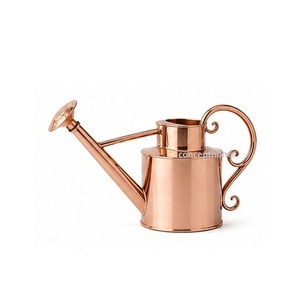 Regadera de Cobre con Mango Curvo, Duradera, para Uso en Jardinería al Aire Libre - Product Image 1