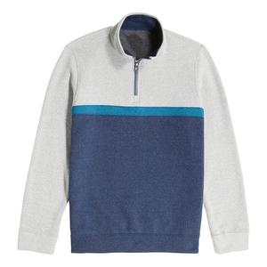 OEM Custom <b>Men</b> 1/4 Quarter Half Zip Sweatshirt Heavyweight Blank Cotton Oversized <b>Pullover</b> <b>Men</b> - Product Image 3