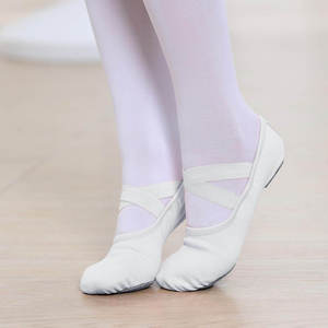 Fabricant OEM, prix bas, qualité supérieure, ballerines en toile blanches confortables, semelle souple, chaussures de danse, best-seller - Product Image 4