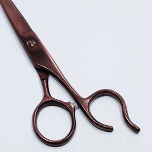 Ciseaux de coiffure professionnels en acier inoxydable 440C, lame tranchante, pour droitiers, manche moyen, ciseaux de coupe de cheveux - Product Image 2
