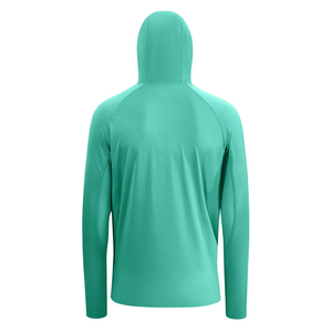 Camiseta Unisex con Capucha de Manga Larga con Protección Solar UPF 50+, Absorbe la Humedad, Transpirable, de Secado Rápido, Ajustada, de Color Sólido, para Verano - Product Image 2