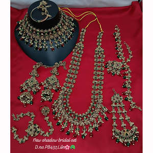 Elegant Designer Fine Jewelry <b>Set</b> Sparkling Austrian <b>Beads</b> Necklace & Earrings Premium Bridal Collection - Product Image 1