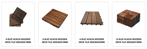 AZULEJO DE CUBIERTA DE MADERA DE ACACIA DE 30x300x19mm, precio barato, MOQ bajo para exportación, decoración de madera Premium de alta calidad para exteriores - Product Image 5