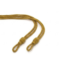 Cordones para Gorras Hechos a Mano de Alta Calidad, Accesorios OEM para Prendas y Sombreros, Cordón Ajustable para Gorra Ceremonial