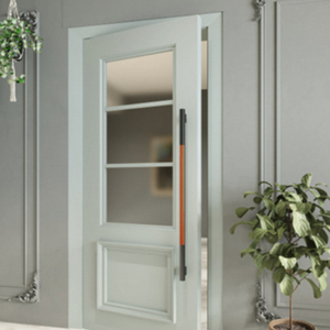 Poignée de meuble moderne en bois et aluminium pour armoire, tiroir, commode, penderie – Installation facile, quincaillerie intérieure durable - Product Image 1