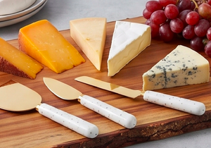 Luxury Stainless Steel <b>Cheese</b> <b>Knife</b> <b>Set</b> With Ceramic Handle Perfect For Hotels Restaurants And Elegant Dining Accessories - Product Image 4