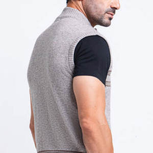 Suéteres de Punto con Cierre para Hombre, Invierno 2026, Sin Mangas, Transpirables, en Venta - Product Image 5