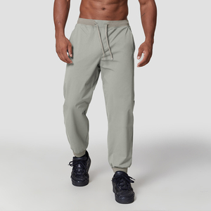Men's <b>Drawstring</b> Quick Dry Sports Running Casual <b>Trousers</b> Woven Fabric Utility Style Running Fitness Overalls Pants - Product Image 3