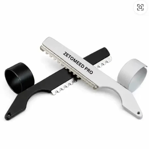 JRL Gold Black Magnetic Luxury Stainless Steel Manual Straight Edge Razor Custom Logo Professional Barbers <b>Beard</b> <b>Care</b> High - Product Image 1