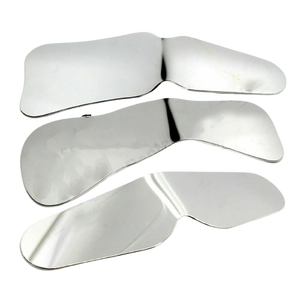 Miroirs buccaux réfléchissants intra-oraux en acier inoxydable et plastique Outil de photographie dentaire orthodontique manuel - Product Image 1