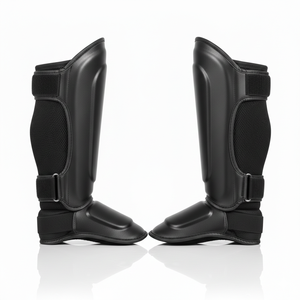 สนับแข้งมวยไทยแบบสั่งทำพิเศษ ป้องกันขาและเท้าสำหรับ MMA มวยสากล คิกบ็อกซิ่ง ป้องกันได้รอบด้าน พร้อมสายรัดแบบตีนตุ๊กแก - Product Image 2