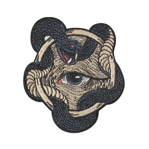 Patchs brodés 3D avec perles, formes fleur/cœur, légers, en toile, grande taille, logo personnalisé, à coudre sur les vestes, les sweats à capuche et les vêtements d'extérieur - Product Image 4