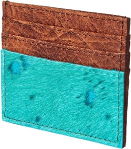 New Real Handmade Hair on Hide Fur Leather Men <b>Wallets</b> Stylish Ideal Size Real Leather Multi Uses Purse ATM Card Holder <b>Wallets</b> - Product Image 5