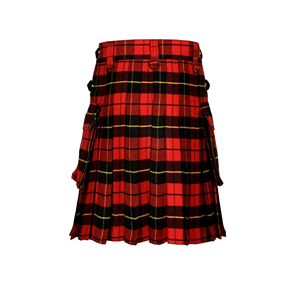 Auténtico kilt escocés para hombre, ropa hereditaria, diseño de tartán de lana, estilo artesanal, cintura ajustable para ceremonias y uso casual. - Product Image 4