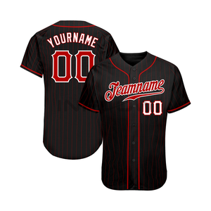Baseball Jersey Custom Mens Softball Jerseys Sublimated Jerseys Baseball Customized Button For men Baseball Shirt 100% polyester - Product Image 2