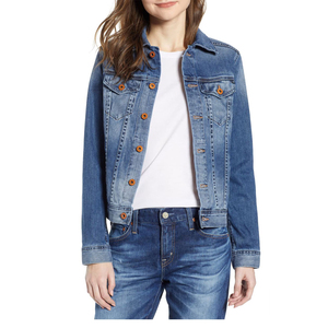 Women’s Denim <b>Trucker</b> <b>Jacket</b> Wholesale Supplier with Classic Button Closure, Multiple Pockets and Professional High Quality - Product Image 3
