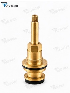 Componente de Baño de Latón Resistente, Tipo Flush Spindle, Diseño a Prueba de Fugas, Funcionamiento Suave, Fabricación Precisa, Resistente a la Corrosión - Product Image 5