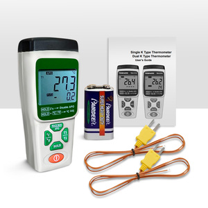 Termómetro de Doble Canal Tipo K de Alta Precisión |   Medidor de Temperatura Diferencial Industrial Portátil T1-T2 (OEM Disponible) - Product Image 6