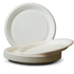 Platos Biodegradables de Bagazo de Caña de Azúcar de 12 Pulgadas, Vajilla Desechable Ecológica para Servir Alimentos a Precio de Mayoreo - Product Image 4