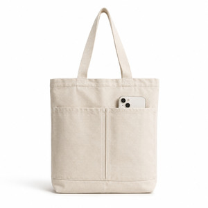 <b>Plain</b> Cotton <b>Canvas</b> Shoulder Carry <b>Bag</b> | Custom Printed Reusable <b>Tote</b> | Wholesale, Made in Thailand - Product Image 1