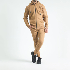 Conjunto de Sudadera con Capucha y Pantalones Deportivos Personalizados para Hombre, Ropa Deportiva Informal de Color Sólido - Product Image 1