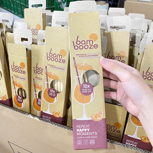 Pajitas de bambú naturales reutilizables, pajillas biodegradables de bambú, diseño personalizado - Product Image 2