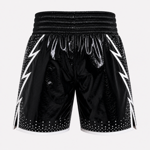 Shorts de combat MMA personnalisés OEM, imprimés, unisexes, séchage rapide, respirants, 100% polyester, SHH Industries, boxe, Muay Thai, 160g - Product Image 2