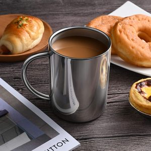 Mug à café en acier inoxydable de qualité supérieure, double paroi, design minimaliste, pour la maison et le bureau, fabrication artisanale, meilleure qualité à bas prix - Product Image 1