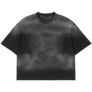 Camiseta Personalizada para Hombre, Corte Holgado, Hombros Caídos, Estilo Acid Wash, Lisa y Oversize - Product Image 1