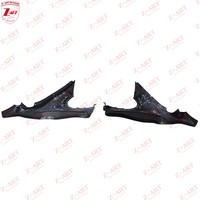 Aile avant en fibre de carbone sèche Z-ART F80 F82 pour BMW M3 M4 2014-2020, aile avant à persiennes en fibre de carbone préimprégnée pour BMW M4 M3 F80 F82