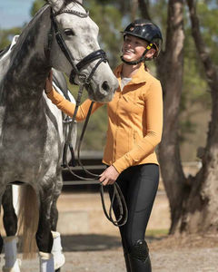 Vêtements d'équitation pour femmes OEM, chemises/tops d'équitation professionnels à manches longues, légers et respirants, personnalisés - Product Image 6