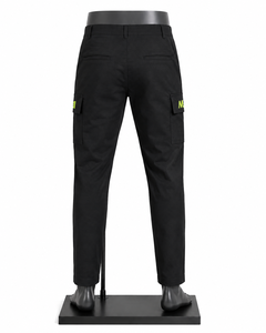 Mens <b>Black</b> Cargo Pants Tactical Workwear <b>Trousers</b> Custom Utility Multi <b>Pocket</b> Outdoor Casual Streetwear Wholesale Apparel - Product Image 2