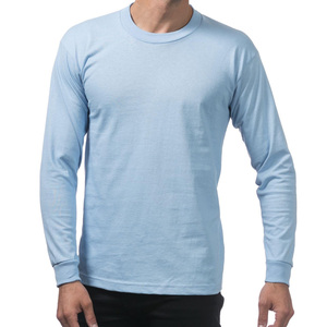 Camiseta de Manga Larga para Hombre, Personalizada con Logotipo, de Alta Calidad, 100% Algodón, 230 g/m², Color Sólido, Delgada - Product Image 5