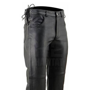 Pantalones de Cuero para Hombre, Diseño Moderno, Cuero Genuino de Alta Calidad, Ajuste Perfecto para Uso Diario - Product Image 6