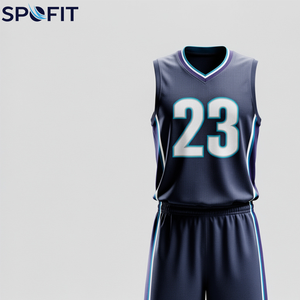 Uniforme de basketball personnalisé OEM 2026 de haute qualité, imprimé par sublimation, séchage rapide, respirant, pour équipe de basketball - Product Image 3