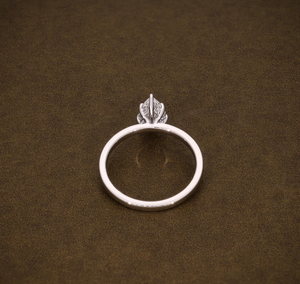 Anillo de Plata de Ley 925 con Corte de Pera Vintage, Certificado por IGI, Anillo de Boda Clásico, Regalo de Aniversario, Proveedor Mayorista - Product Image 3