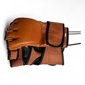 Gants de MMA professionnels en cuir PU respirant avec poignets réglables pour l'entraînement, le sparring et les séances de gym - Product Image 6