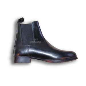 Venta al por mayor, cómodas botas Chelsea de cuero para montar a caballo para hombre y mujer, logotipo personalizado - Product Image 1