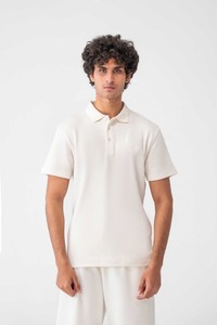 ชุดเซ็ตเสื้อผ้าถักเนื้อผ้าฝ้าย 100% ระบายอากาศดี สไตล์ทางการ เหมาะสำหรับฤดูร้อน สำหรับผู้ชาย - Product Image 5