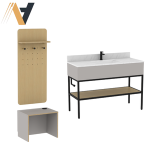 ชุดห้องนอนโรงแรมพรีเมียม สตูดิโอเรส มาร์แชล ทันสมัย ขนาดควีน/ทวิน ทำจากไม้และโลหะ เป็นมิตรกับสิ่งแวดล้อม ผลิตโดยโรงงานในเวียดนาม รับผลิตแบบ OEM ODM - Product Image 4